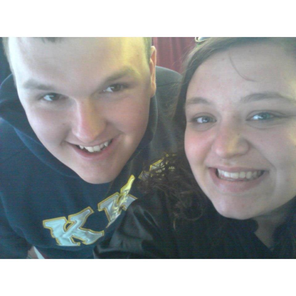 In line for the bumper cars at Knoebels! We love going to amusement parks!