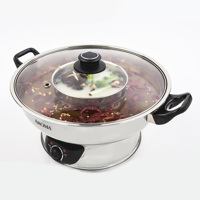 Aroma 5 qt. Stainless Steel Soup Pot with Lid