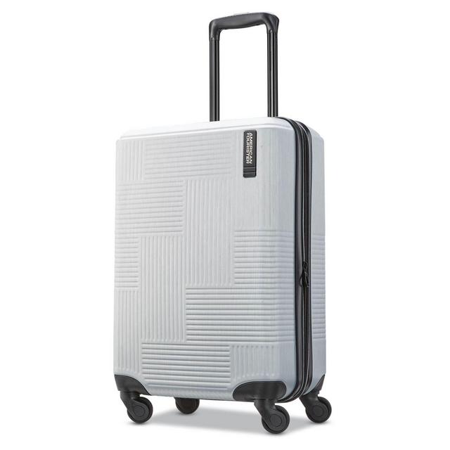 American Tourister® Stratum XLT 20-Inch Spinner Carry On Luggage in Brushed Silver