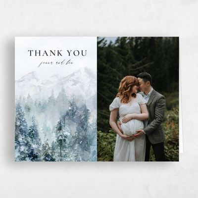 Grey Mountain Wedding Thank You - Avalon Photo