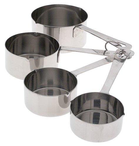 Amco Stainless Steel Measuring Cups, Set of 4