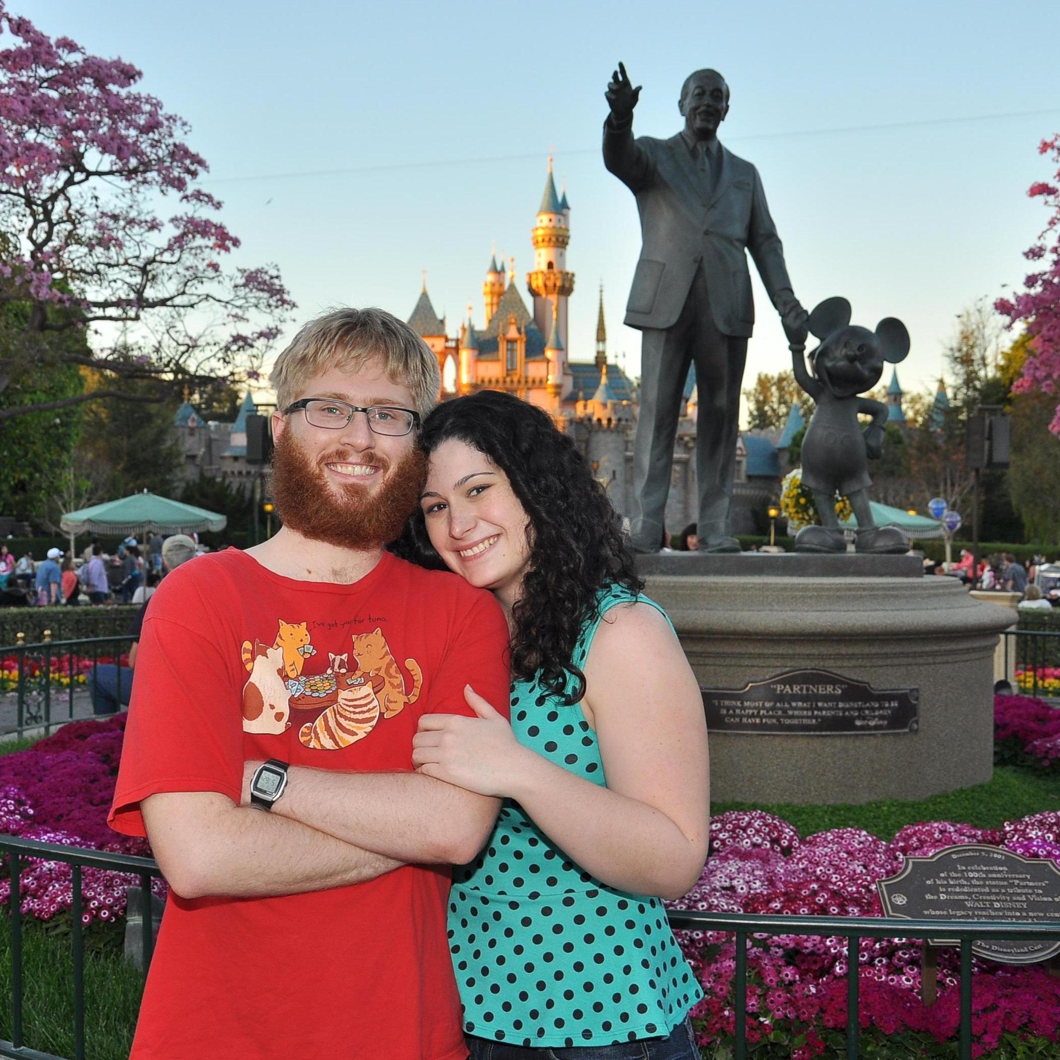 First Valentine's Day in Disneyland (February 2014)