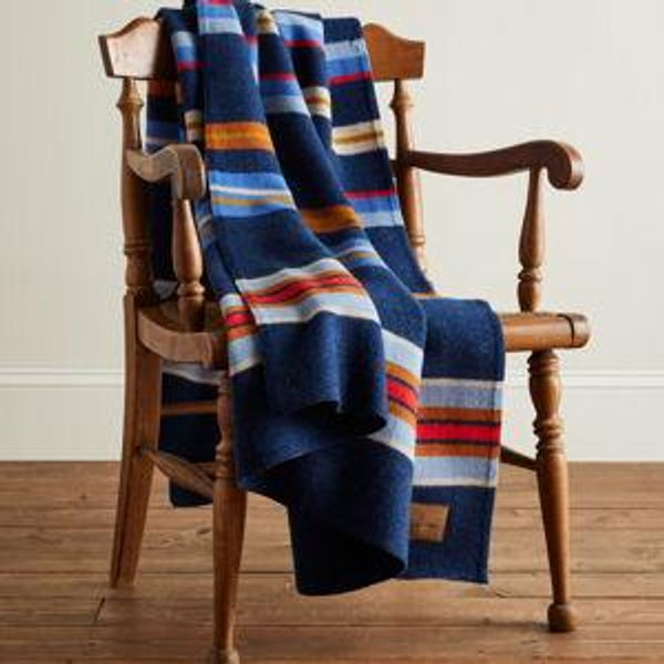 BRIDGER STRIPE WOOL THROW