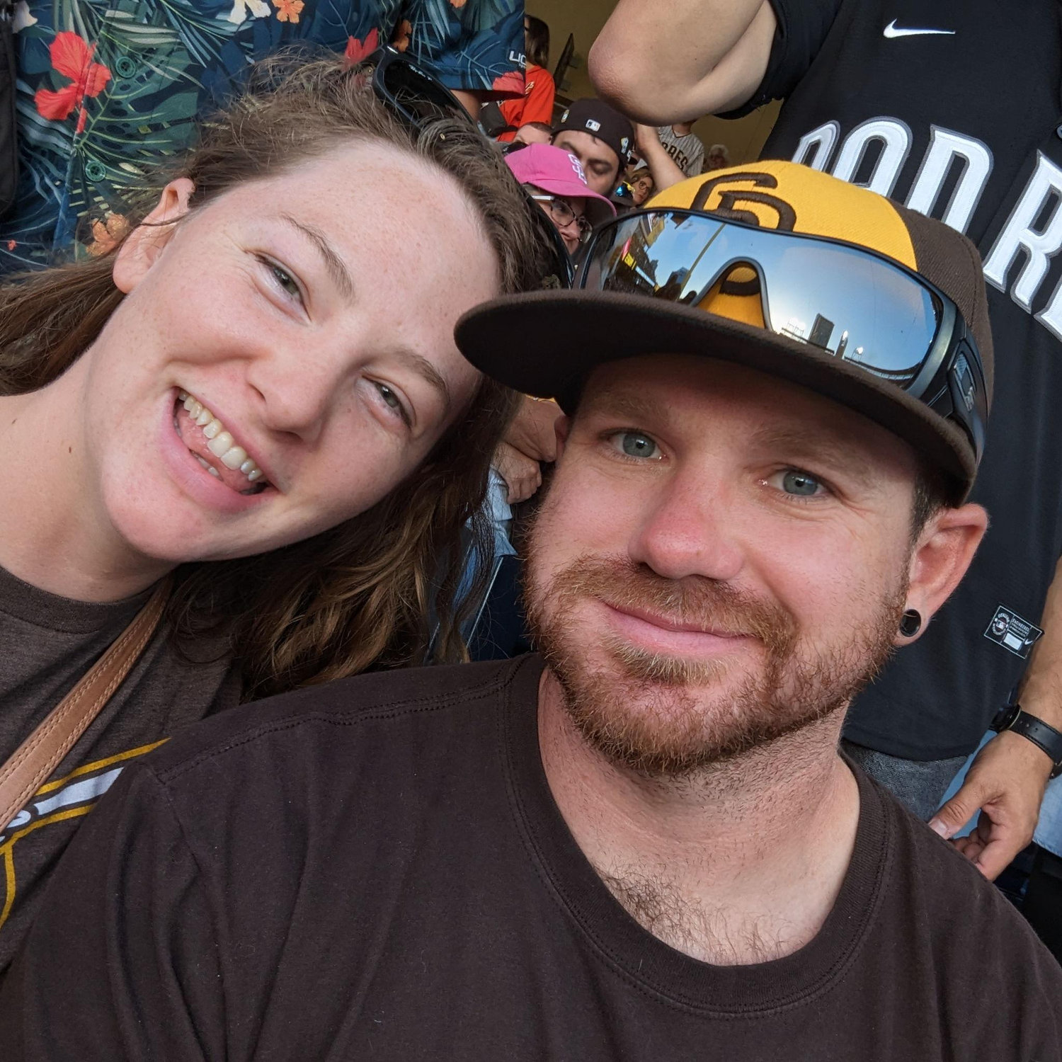 Megan's first Padre game