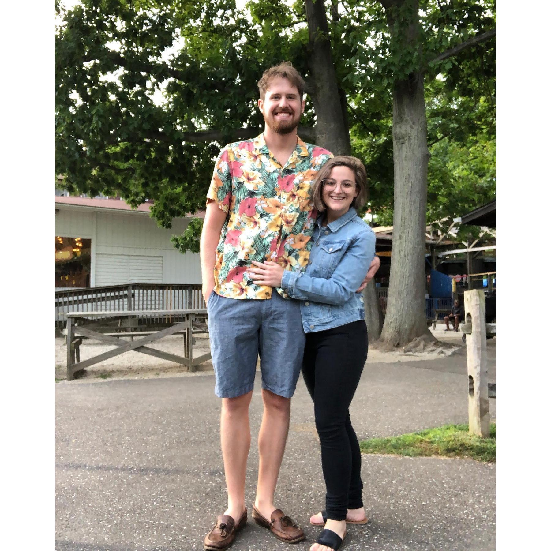 Our first date to Waldemeer for a ride on the rollercoaster and ferris wheel. Stephen asked if I wanted to stop for "pop" on the way home and I swooned!
