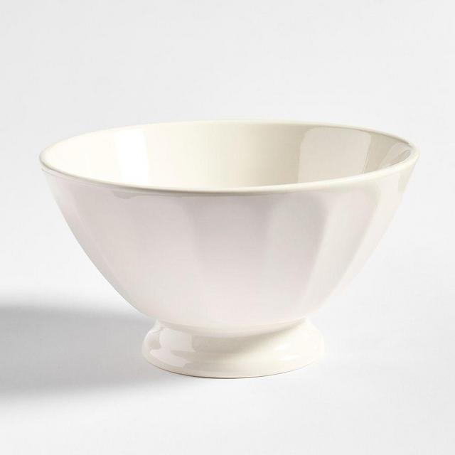 Heirloom Stoneware Soup Bowls, Set of 4 - White