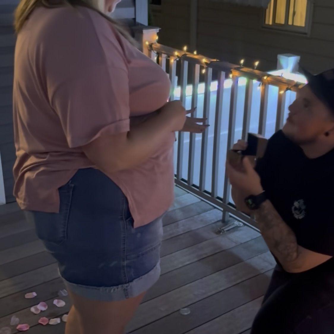 The say she said "YES"