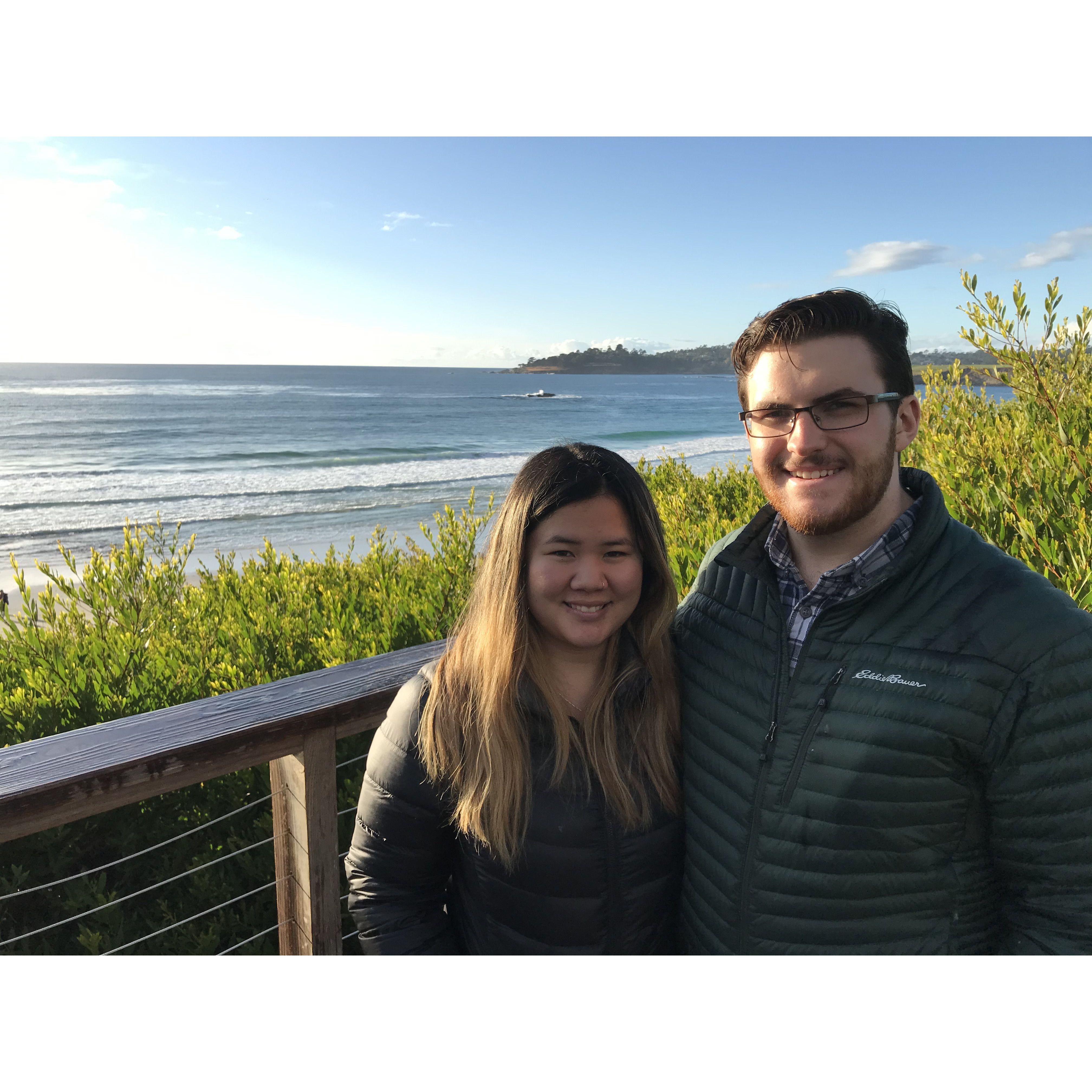 Gavin & Megan visiting Carmel, CA (2019)