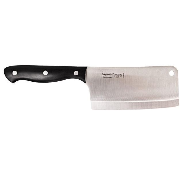 BergHOFF 7" Stainless Steel Cleaver With Three-Rivets Handle
