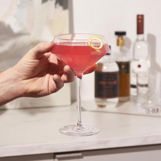 Seneca Diamond Martini Glass, Set of 2