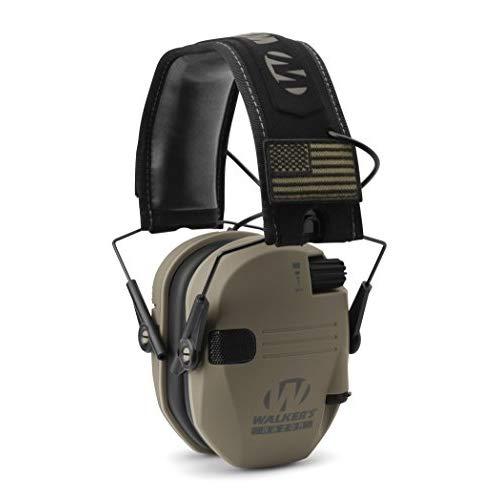 Walker’s Razor Slim Electronic Hearing Protection Muffs with Sound Amplification and Suppression. “Protect It Or Lose It!”