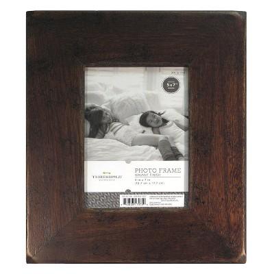5"x7" Frame Distressed Walnut - Threshold™