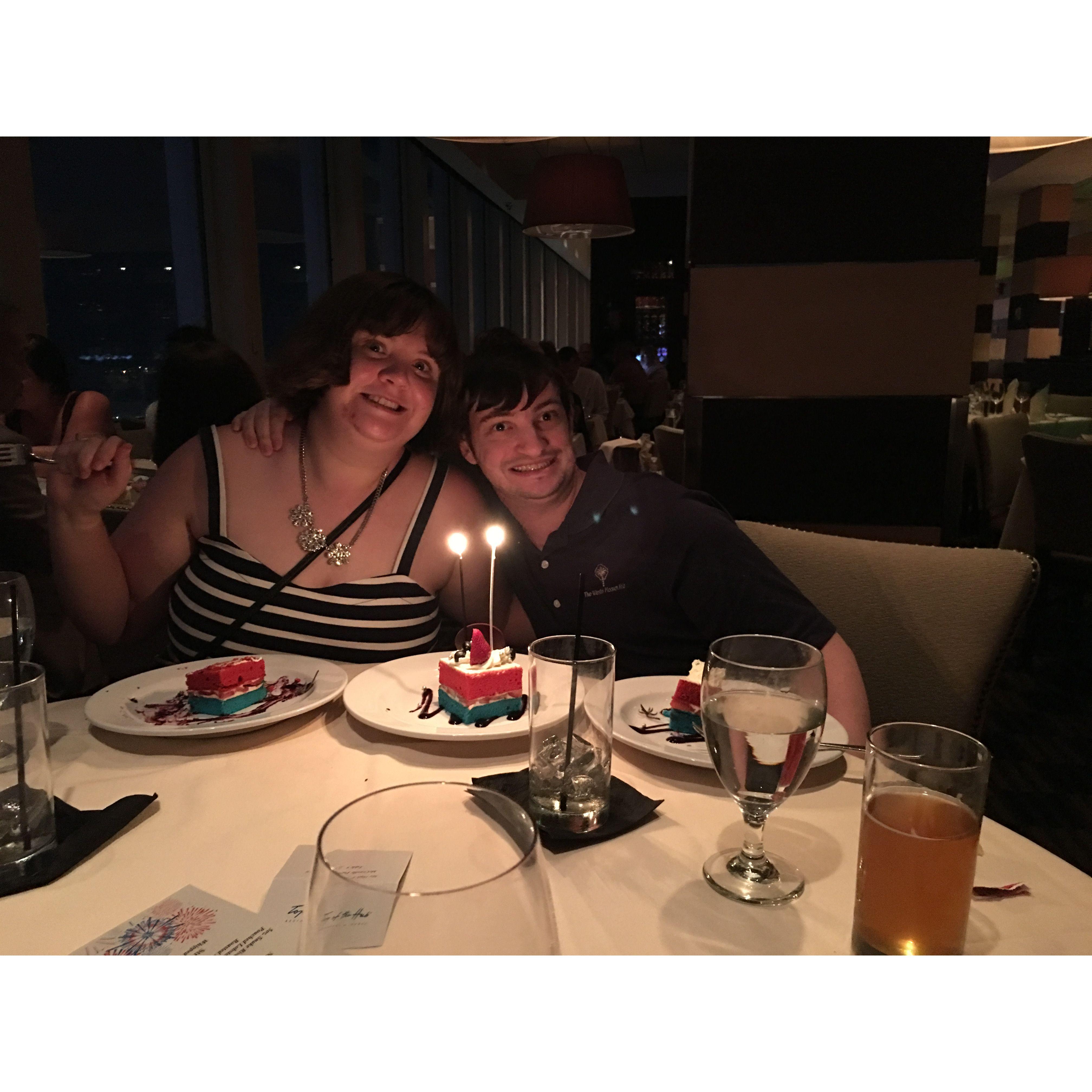 ... and they were engaged!