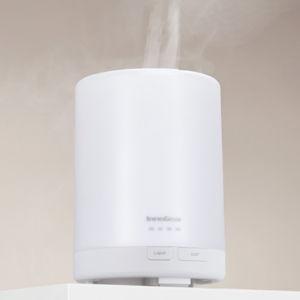 InnoGear 300ML Essential Oil Diffuser, Premium 5-in-1 Ultrasonic Aromatherapy Diffusers Scent Humidifier Aroma Diffuser Vaporizer Auto-Off Timer for Room Office Home, Basic White, Medium