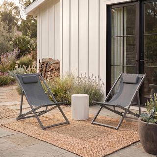 Camlin Outdoor Sling Chair, Set of 2