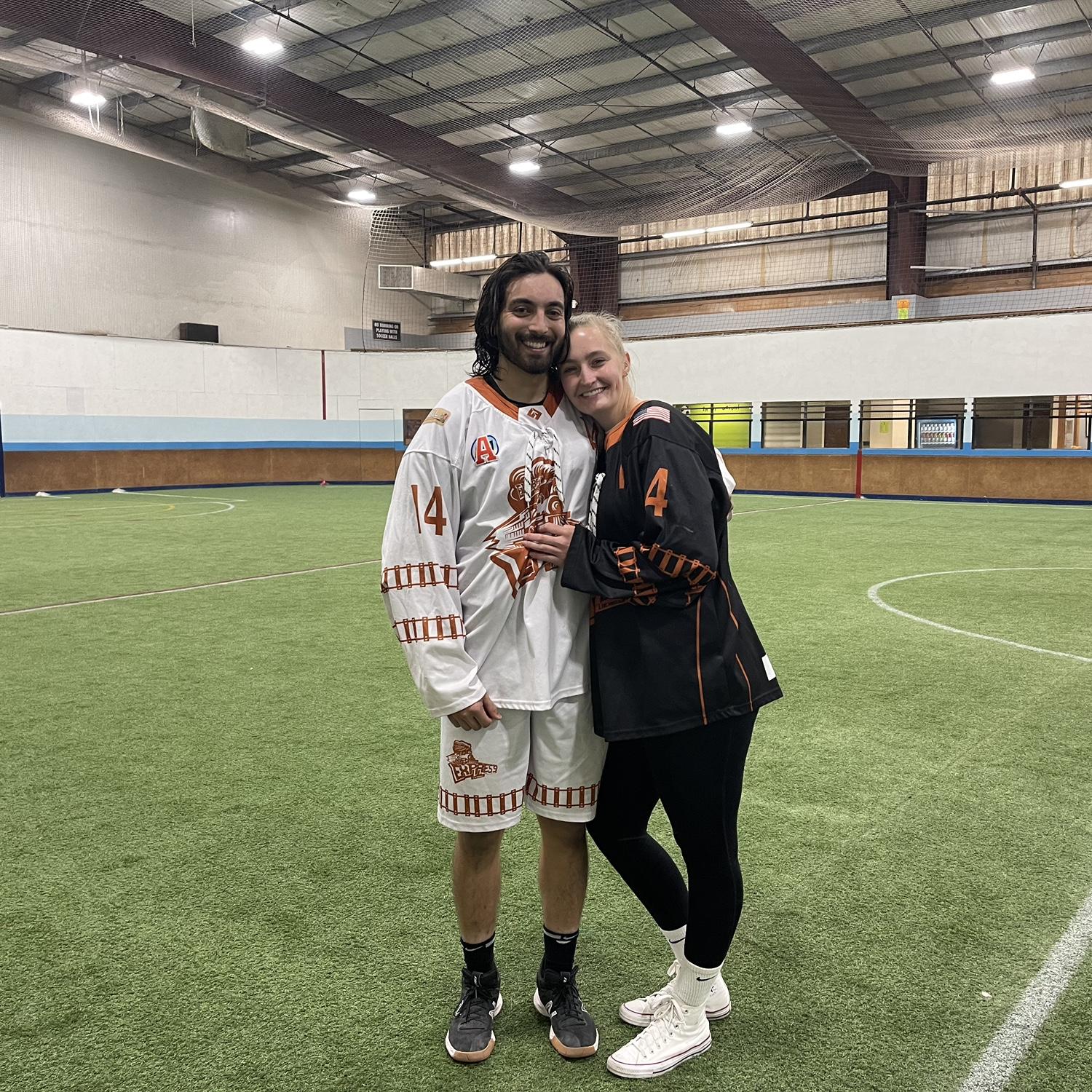 One of many lacrosse games!