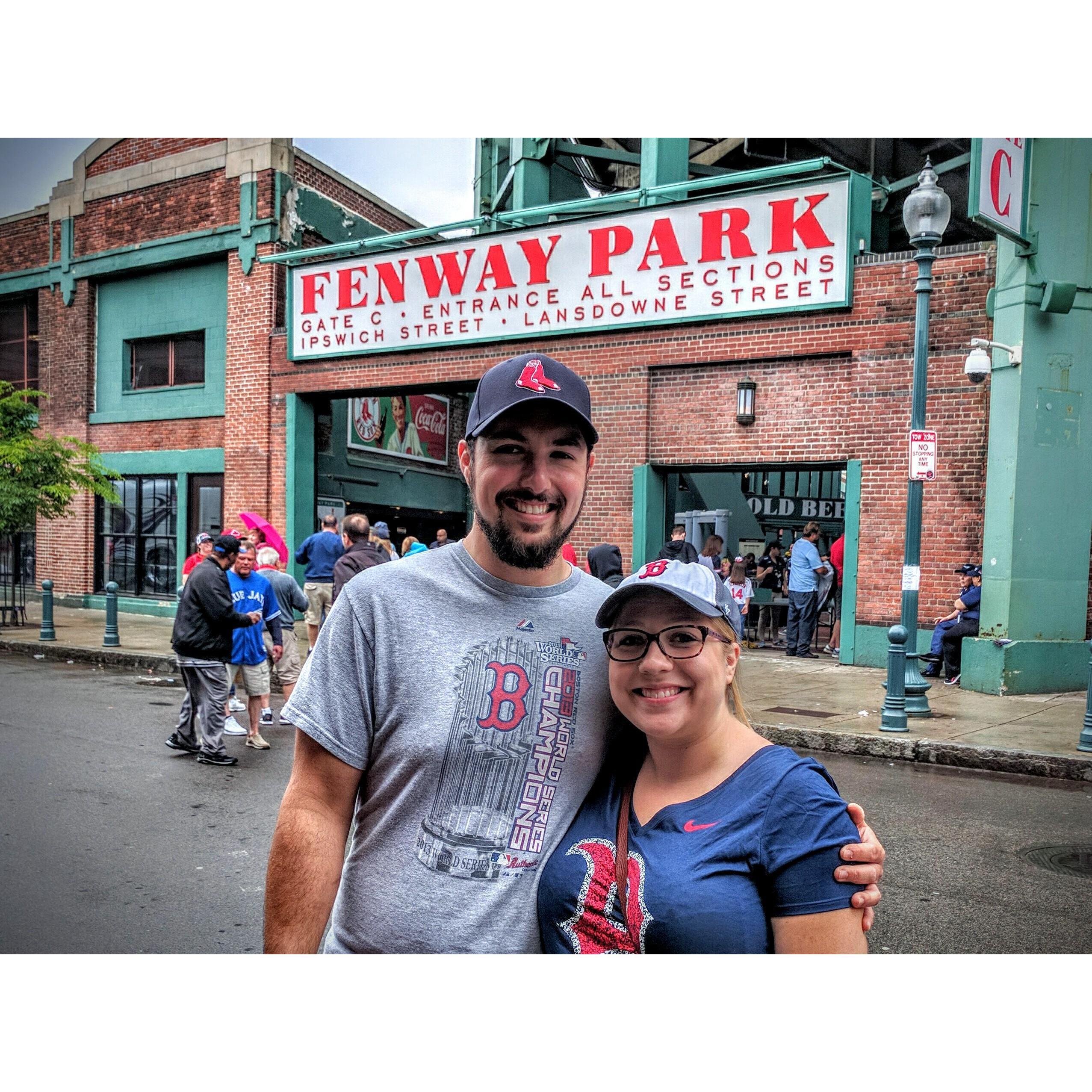 My first trip out east...we enjoyed a Red Socks game!