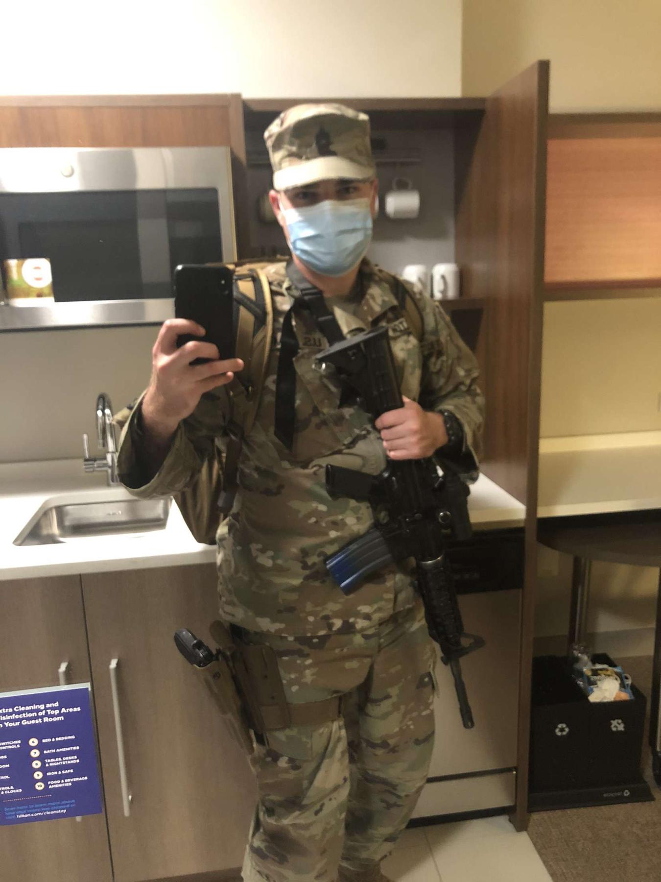 Right before he was supposed to come home, the pandemic was running rampant and his deployment got extended making it over a year before I would be able to hug him again.