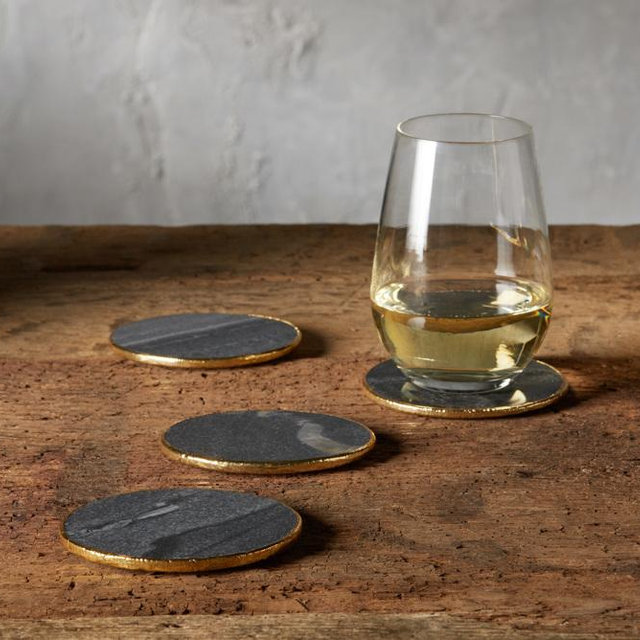 Grey Marble Coasters (Set of 4)