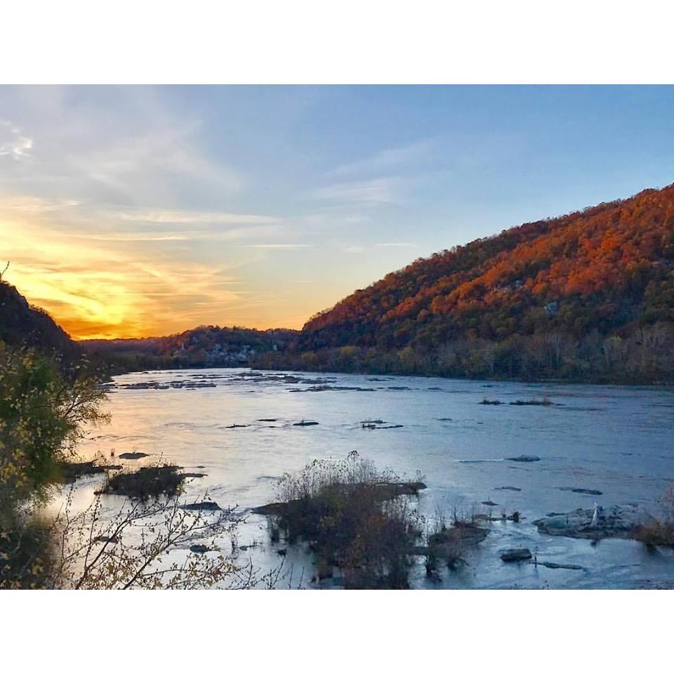 The sunset we stopped to see in Virginia