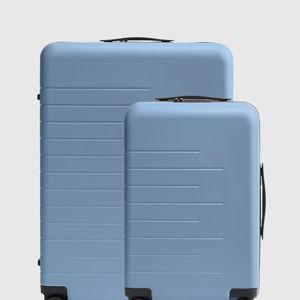 Small Carry-On & Large Check-In Suitcase Bundle in Blue