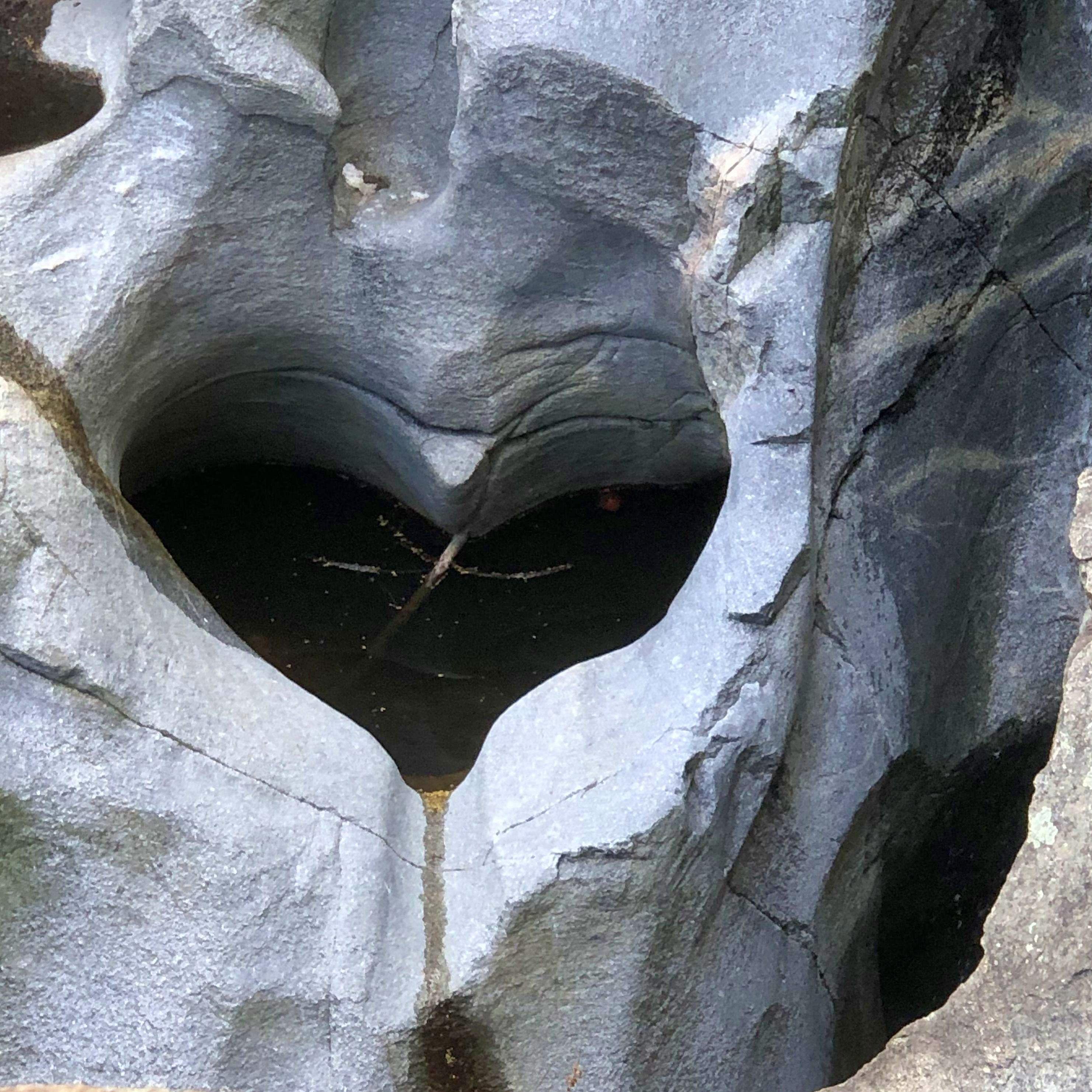 Nick proposed at the Heart Rock in the San Bernardino Mountains, April 2022