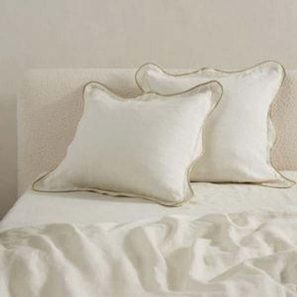 Essie Hemp Euro Sham by Sarah Sherman Samuel
