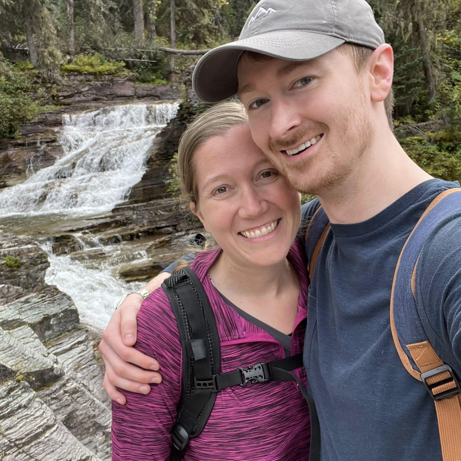 Our first trip together to Glacier National Park. Jared considered breaking up when Courtney suggested waking up at 5AM to get a good parking spot.