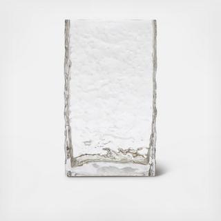 Hammered Glass Vase