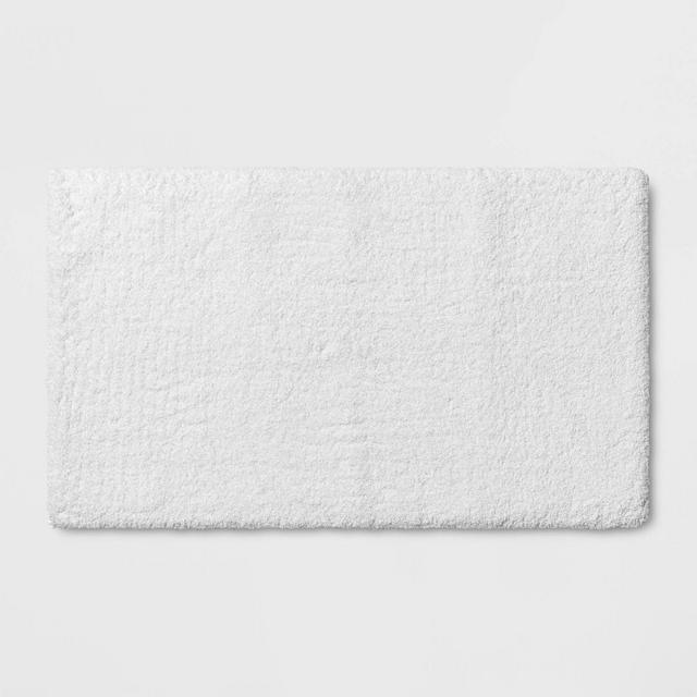 24"x40" Bath Rug White- Threshold Signature™