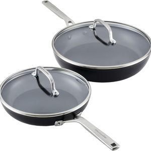 KitchenAid Hard Anodized Induction Nonstick Frying Pan Set - 10" & 12"