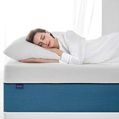 King Size Mattress, Molblly 12 inch Cooling-Gel Memory Foam Mattress in a Box, Breathable Bed Mattress with CertiPUR-US Certified Foam for Sleep Supportive & Pressure Relief, 10 Year Warranty