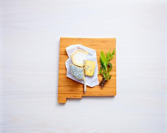 New Mexico Cutting Board, Wood Cutting Board, New Mexico Gift, Engraved Board, Custom Cutting Board, Personalized Board, New Mexico Board