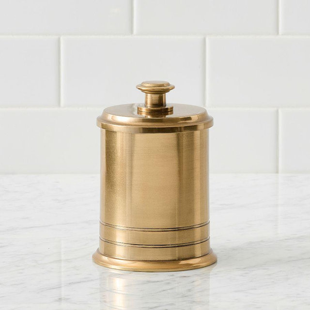Garrett Canister, Brushed Brass