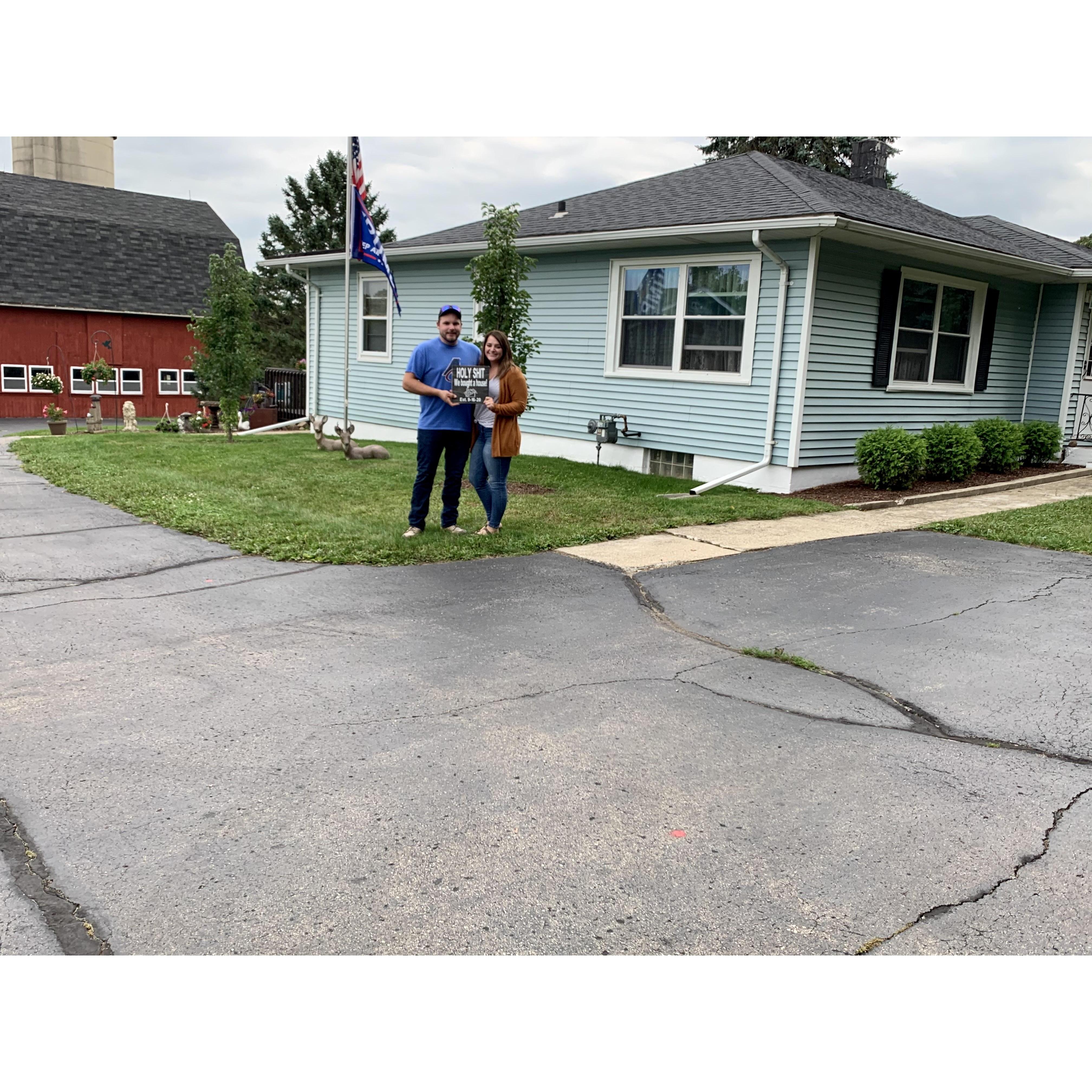 bought our house!