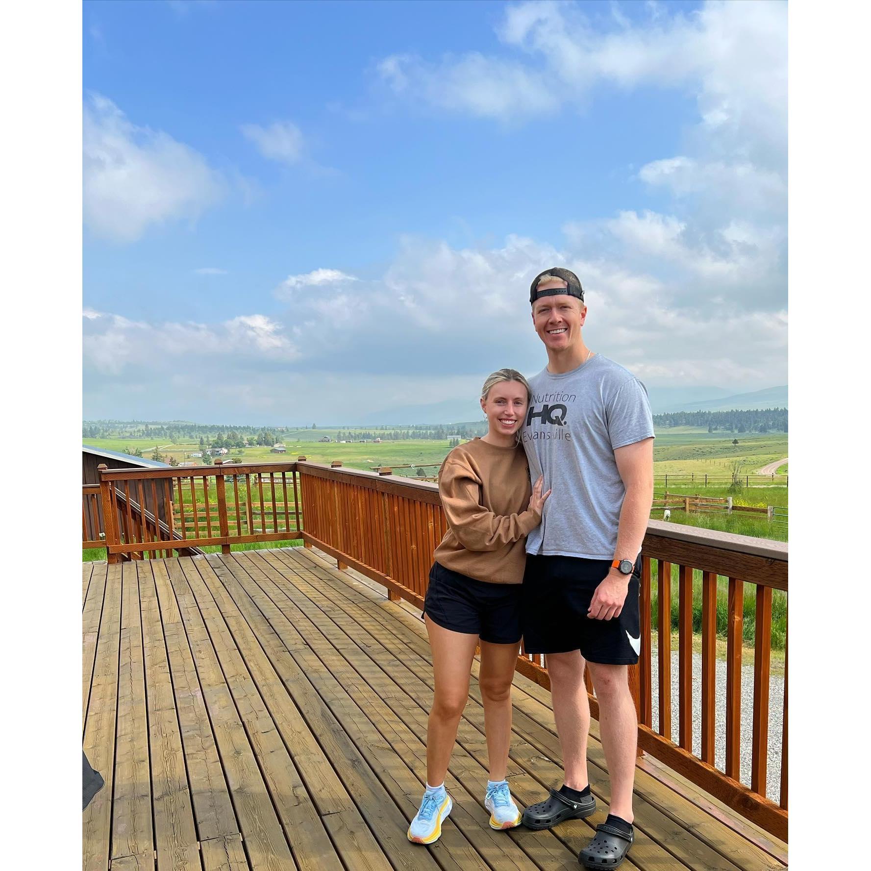 Alex got to see the Montana house!