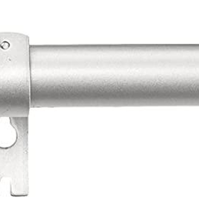 AmazonBasics 1" Curtain Rod with Round Finials - 36" to 72", Nickel