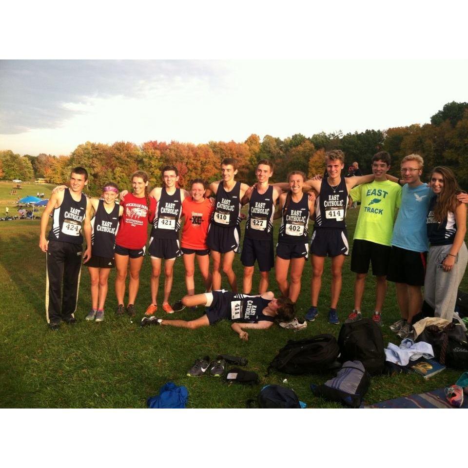 By Emma's senior year, Peter was crushing her in races.