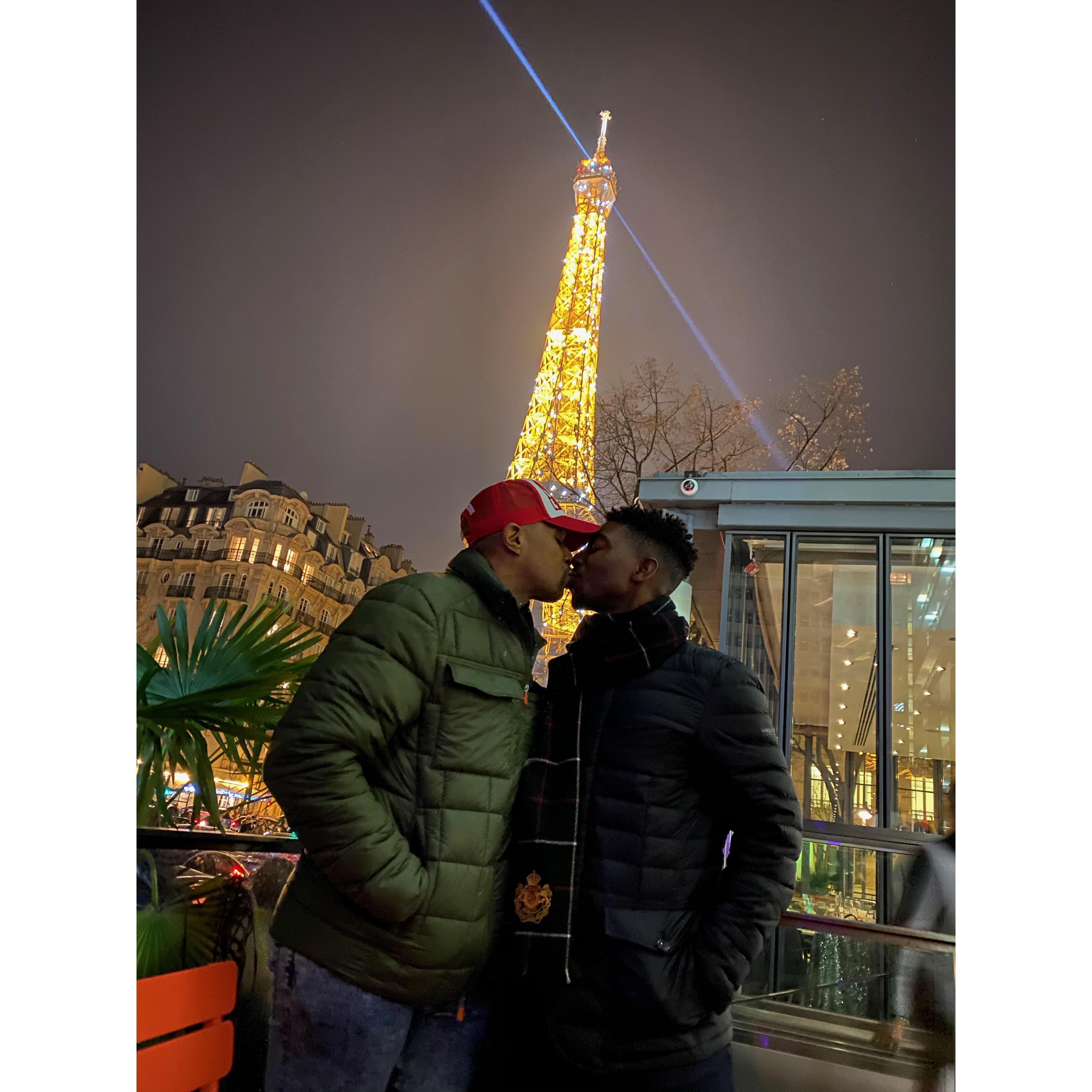 The Eifel Tower 
Paris, France 
NYE 2019