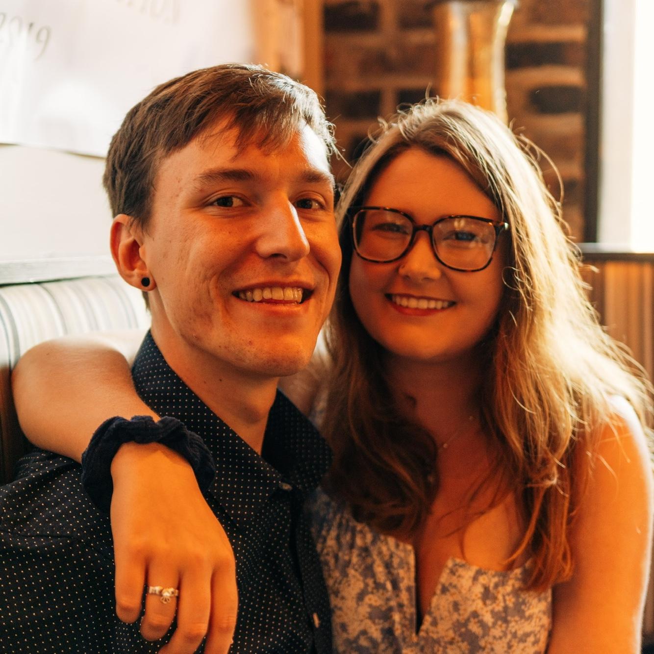 Celebrating Alex's sister, Maddie, and her husband, Drew, in PEI with Alex's family.