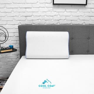 Cool Coat Gel Memory Foam Contour Performance Pillow
