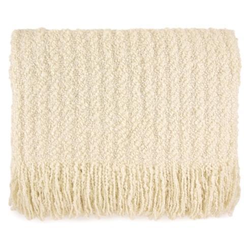 Port O'Call Campbell Throw-Ecru