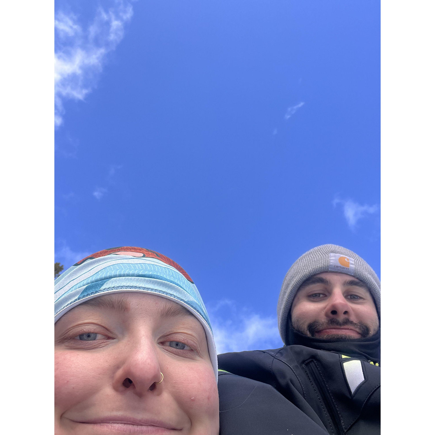 Sometimes we luck out with bluebird winter sled days.