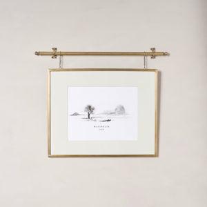 Colleen Brass Rail Picture Frame