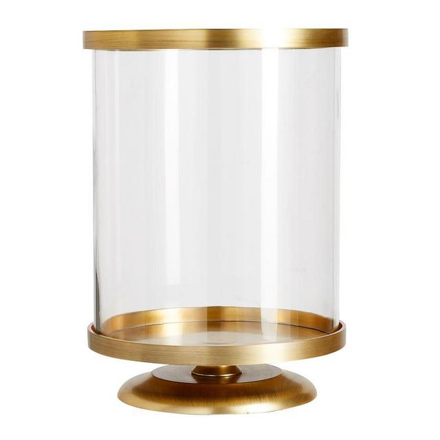 Chester Brushed Hurricane, Brass, Large