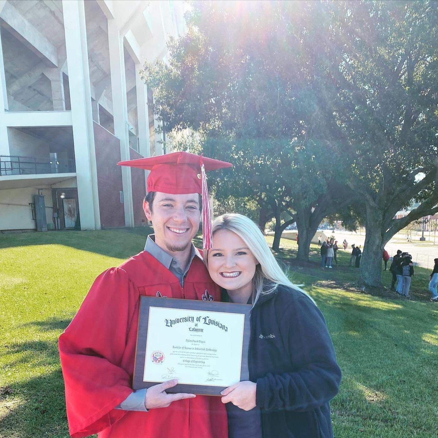 Dylan's college graduation! December 18, 2020