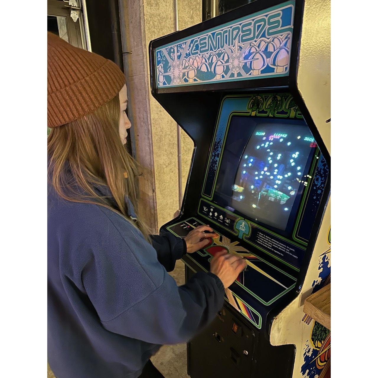 Bre crushing Ryan at Centipede