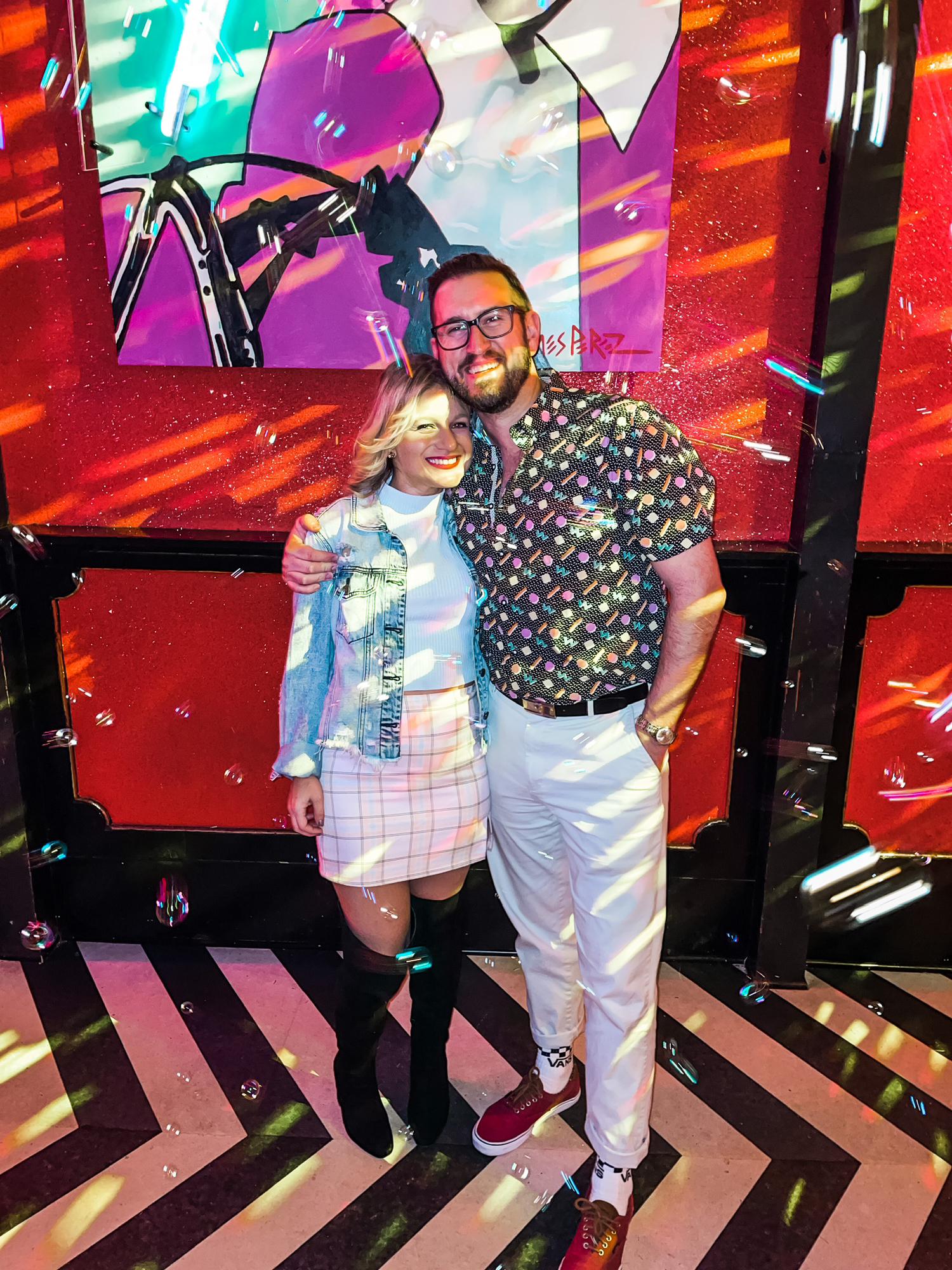 Our first official photo together. Charlie said I love you shortly after.