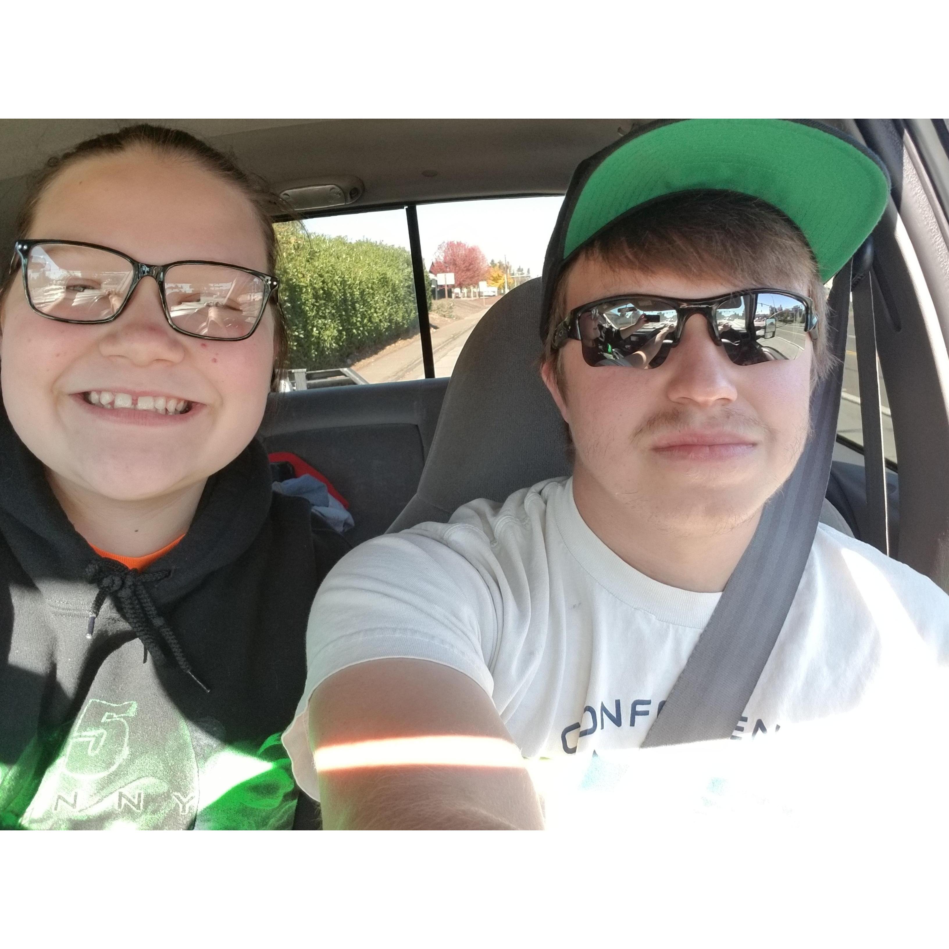 The day I got my glasses and I could see again! Lol