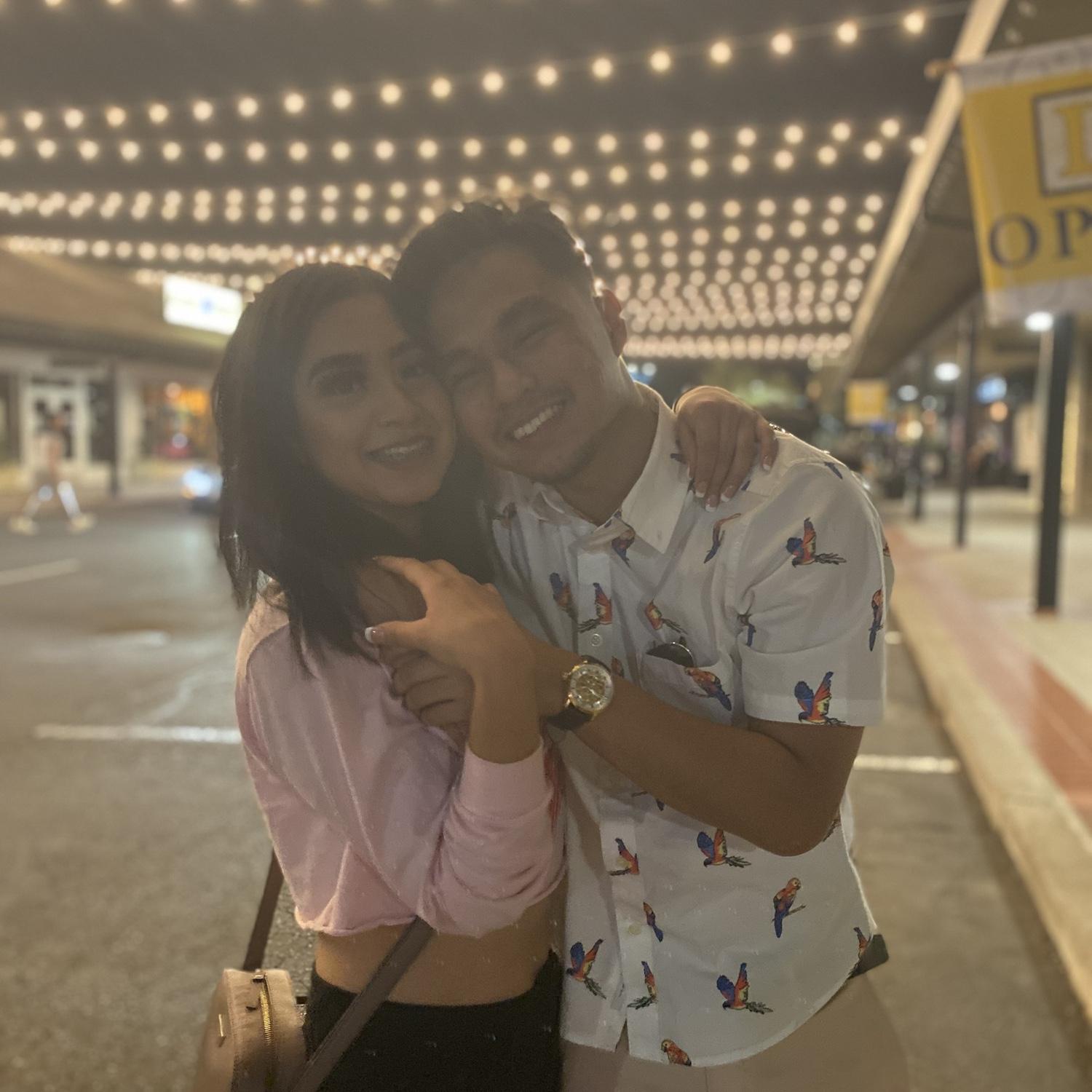 Our first date and the start of an everlasting relationship that will echo through eternity.